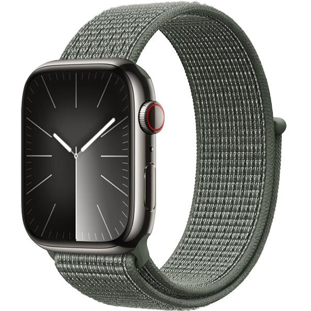 Armband für Apple Watch 42/41/40/38 mm, Crong Nylon, Dunkelgrün