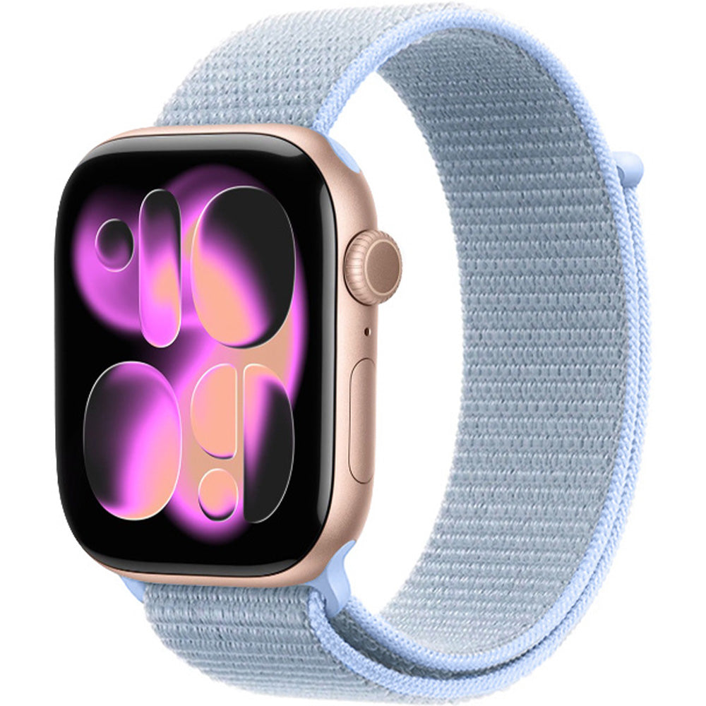 Armband für Apple Watch 42/41/40/38 mm, Crong Nylon, Hellblau