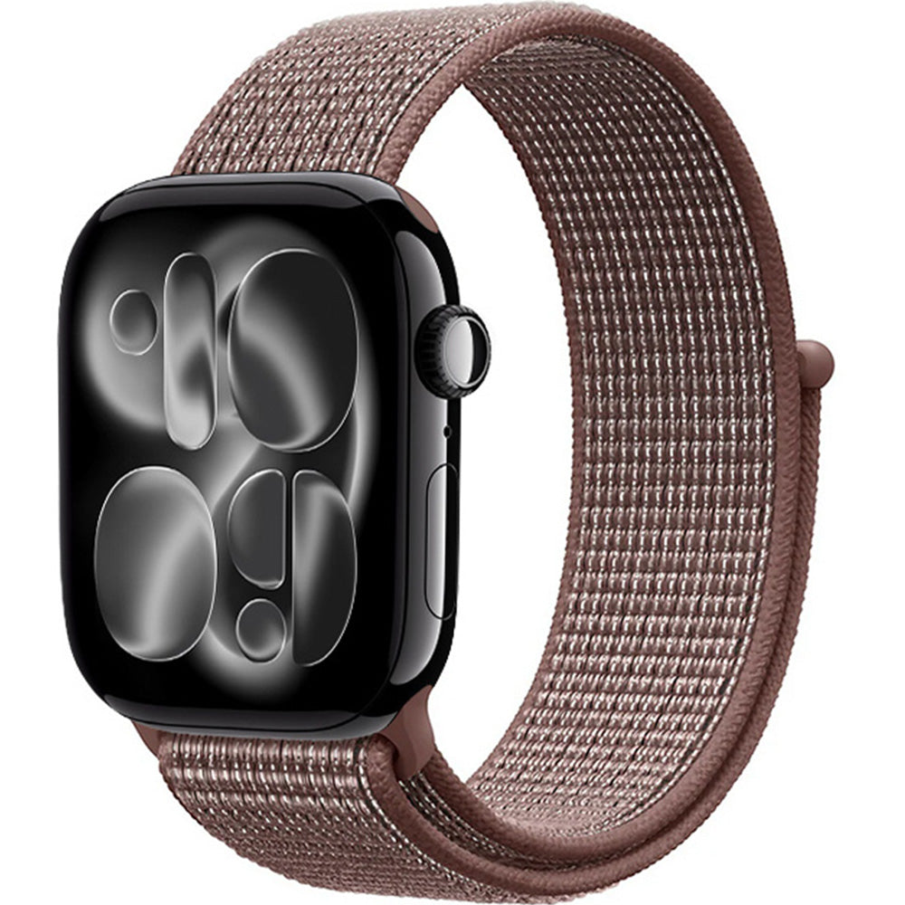 Armband für Apple Watch 42/41/40/38 mm, Crong Nylon, Braun