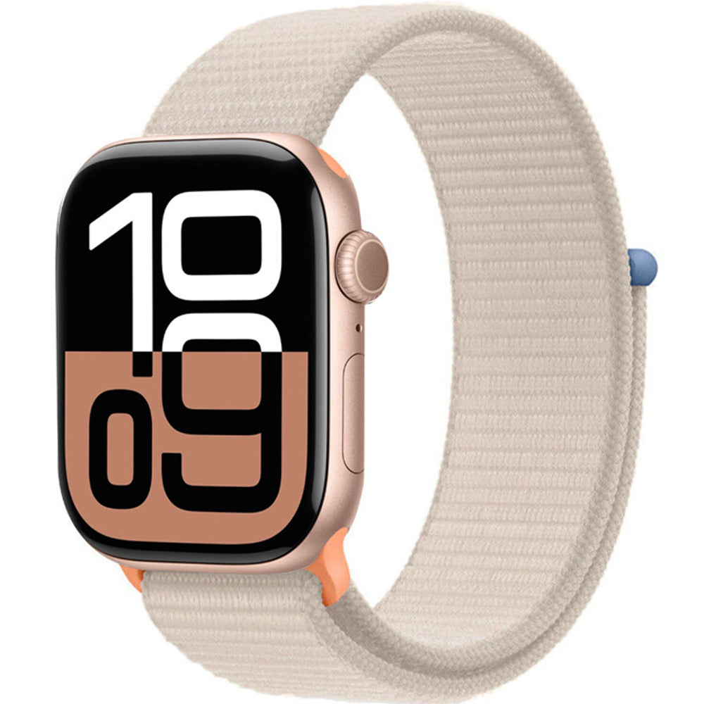 Armband für Apple Watch 42/41/40/38 mm, Crong Nylon, Beige
