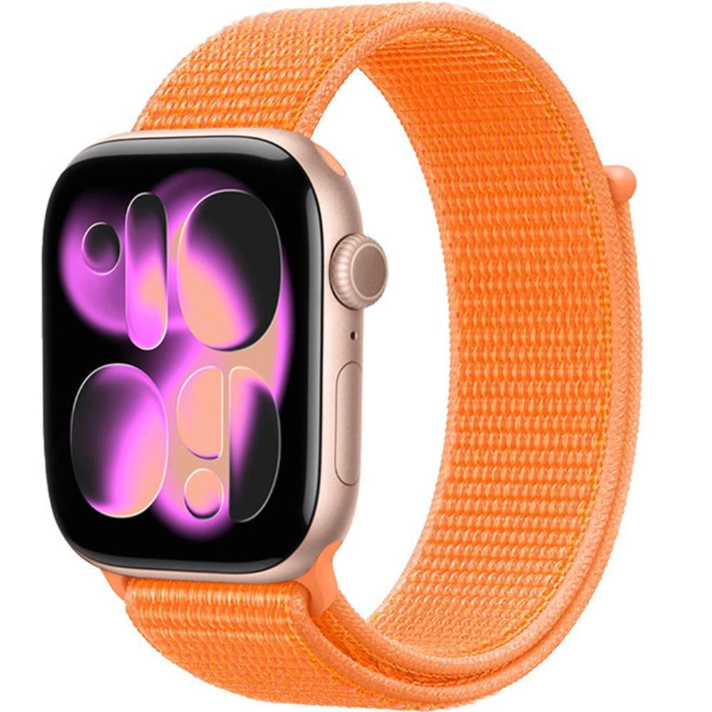 Armband für Apple Watch 42/41/40/38 mm, Crong Nylon, Orange