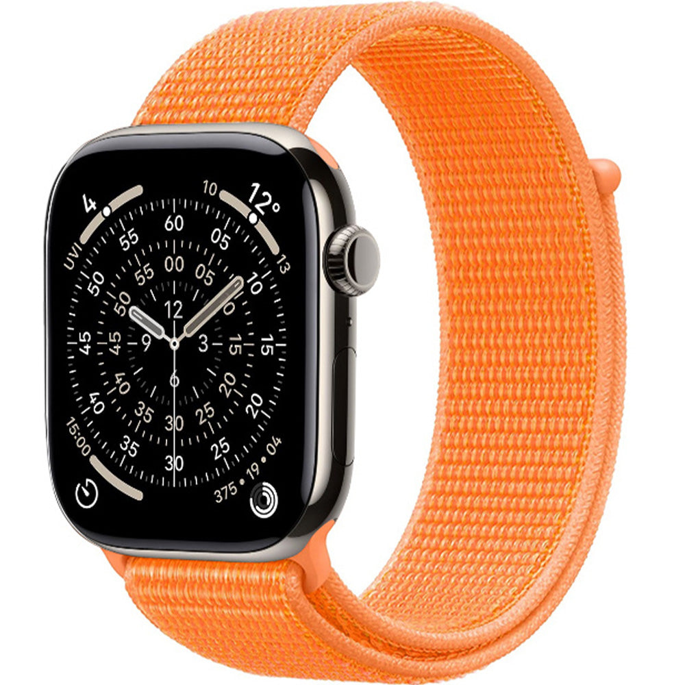 Armband für Apple Watch 42/41/40/38 mm, Crong Nylon, Orange