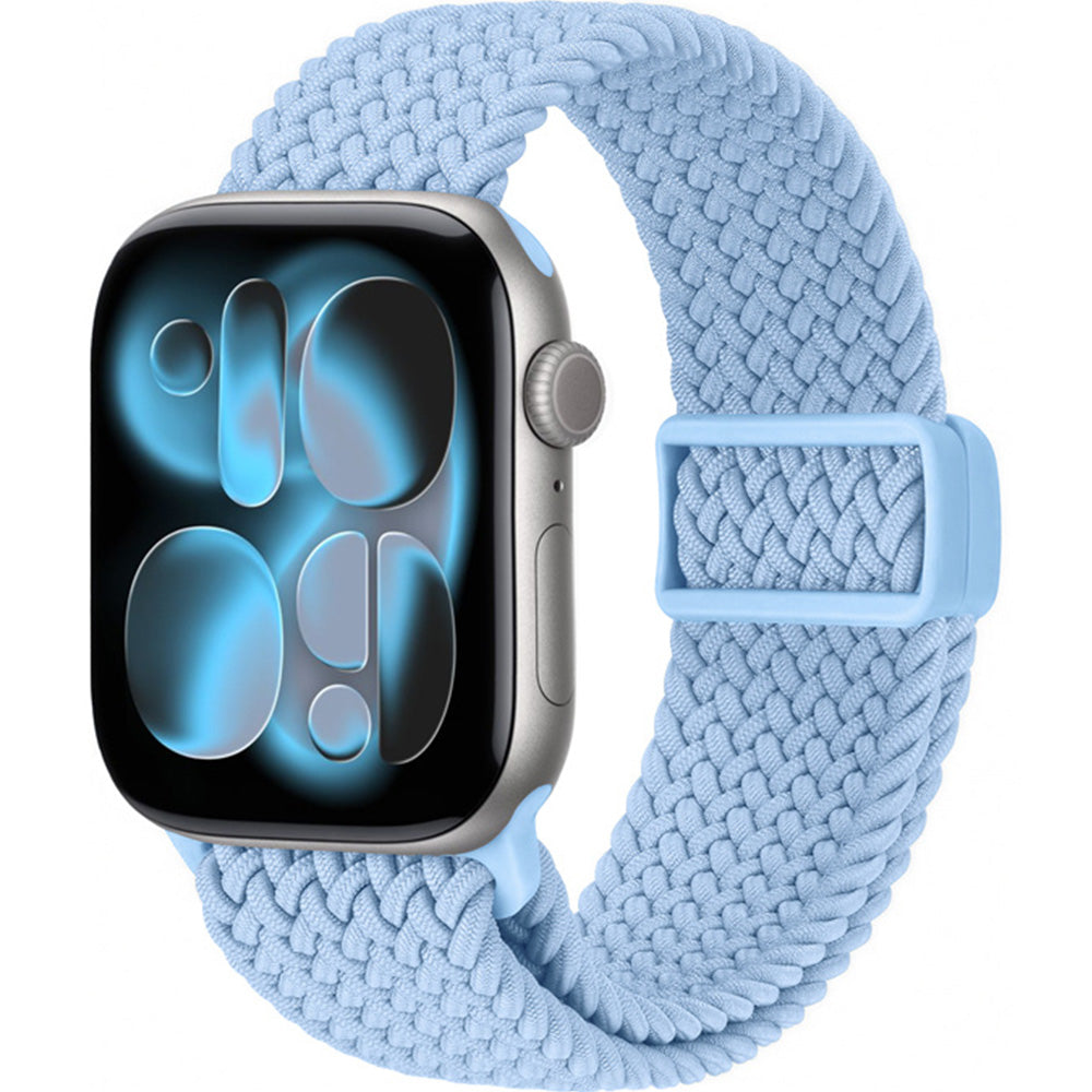 Armband für Apple Watch 42/41/40/38 mm, Crong Wave Band, Hellblau
