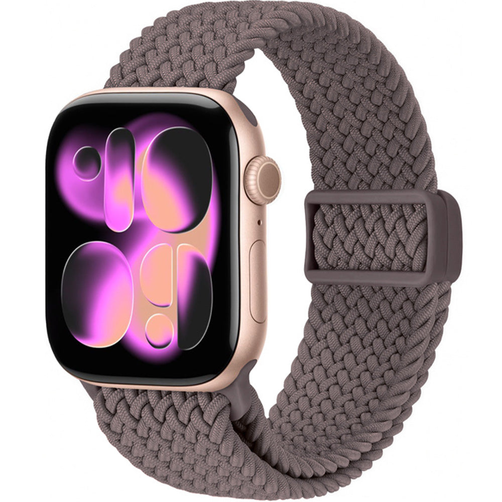 Armband für Apple Watch 42/41/40/38 mm, Crong Wave Band, Braun