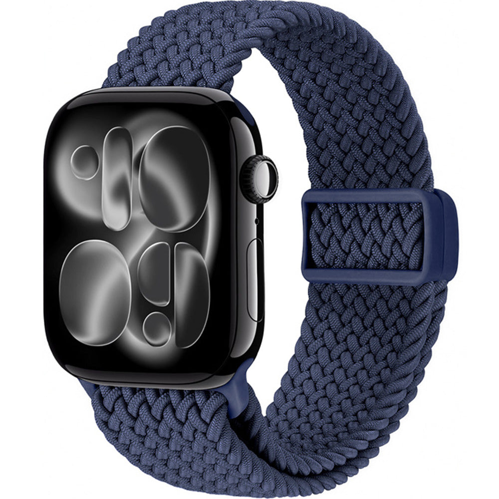 Armband für Apple Watch 42/41/40/38 mm, Crong Wave Band, Dunkelblau
