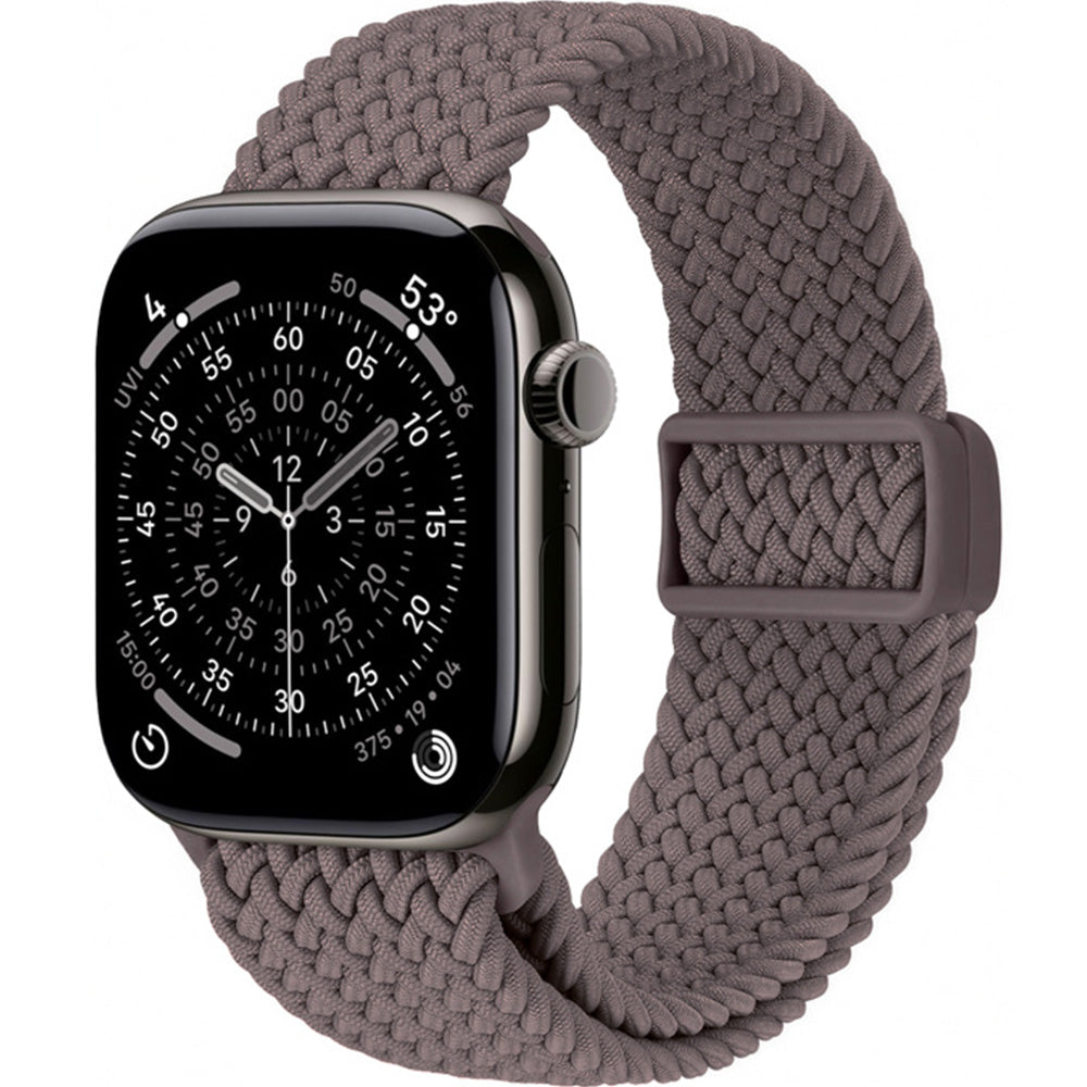 Armband für Apple Watch 49/46/45/44 mm, Crong Wave Band, Braun