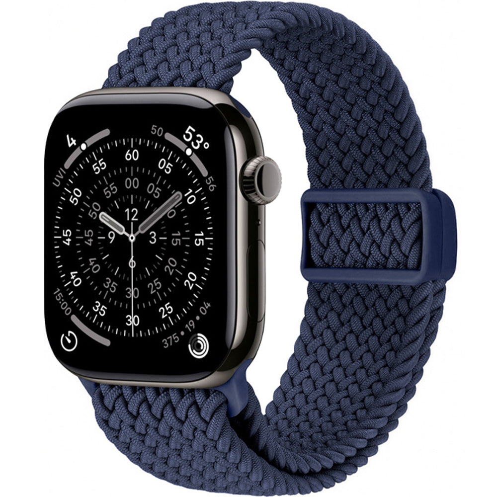Armband für Apple Watch 49/46/45/44 mm, Crong Wave Band, Dunkelblau