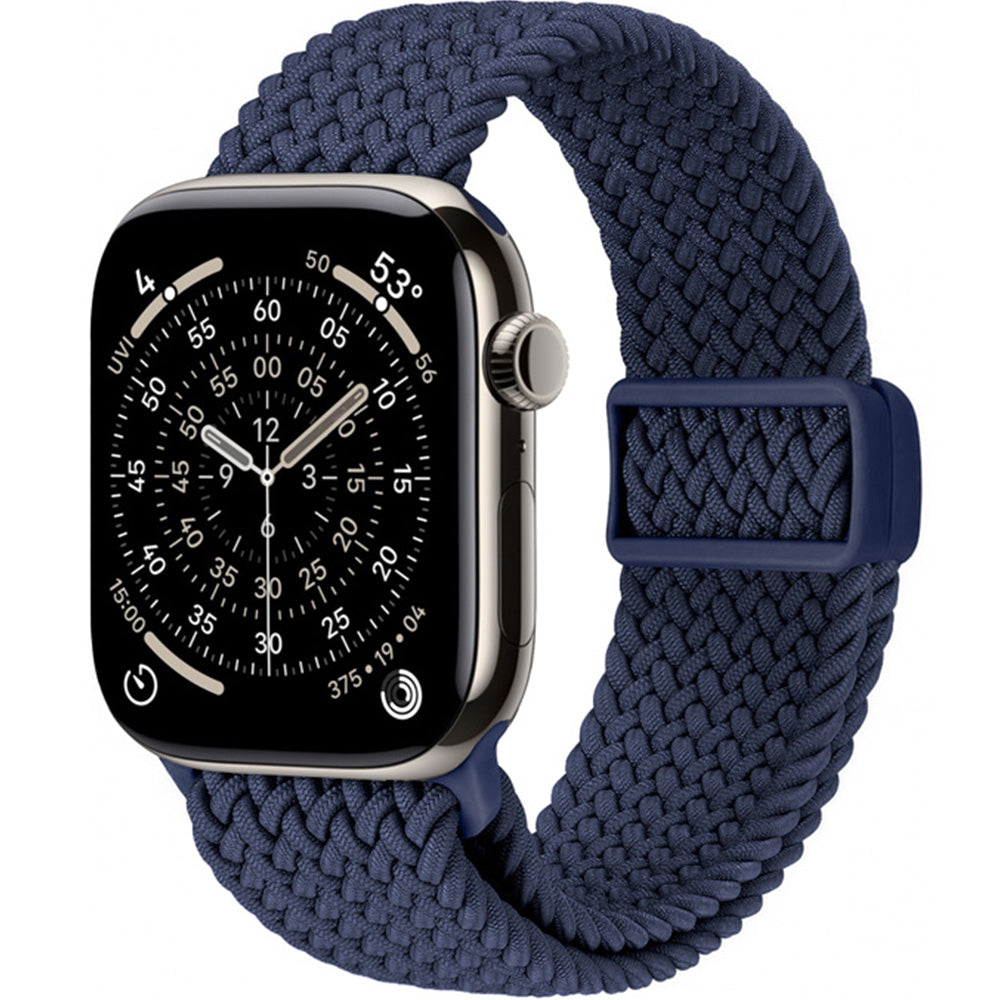 Armband für Apple Watch 49/46/45/44 mm, Crong Wave Band, Dunkelblau