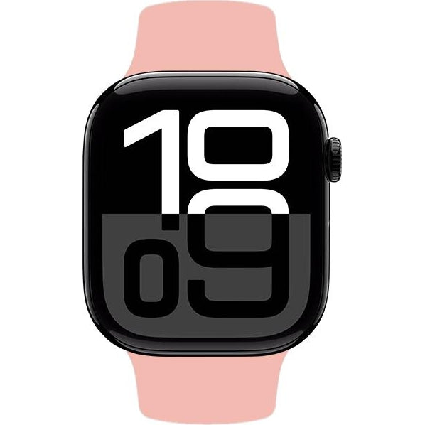 Armband für Apple Watch 38/40/41/42 mm, Crong Sport Liquid Band, Rosa
