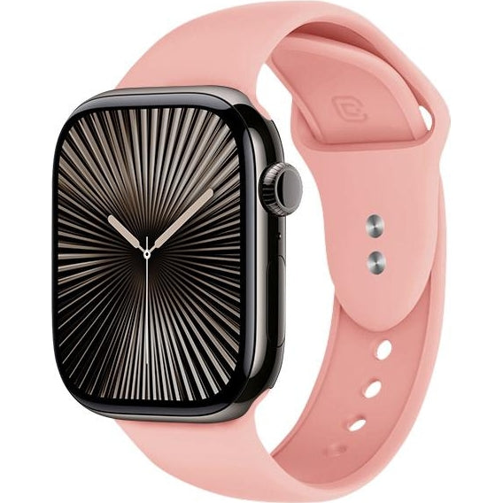 Armband für Apple Watch 38/40/41/42 mm, Crong Sport Liquid Band, Rosa