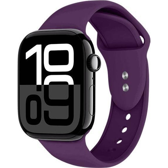 Armband für Apple Watch 38/40/41/42 mm, Crong Sport Liquid Band, Violett