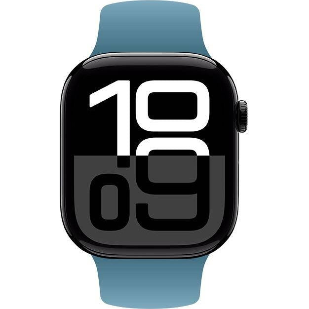 Armband für Apple Watch 44/45/46/49 mm, Crong Sport Liquid Band, Blau