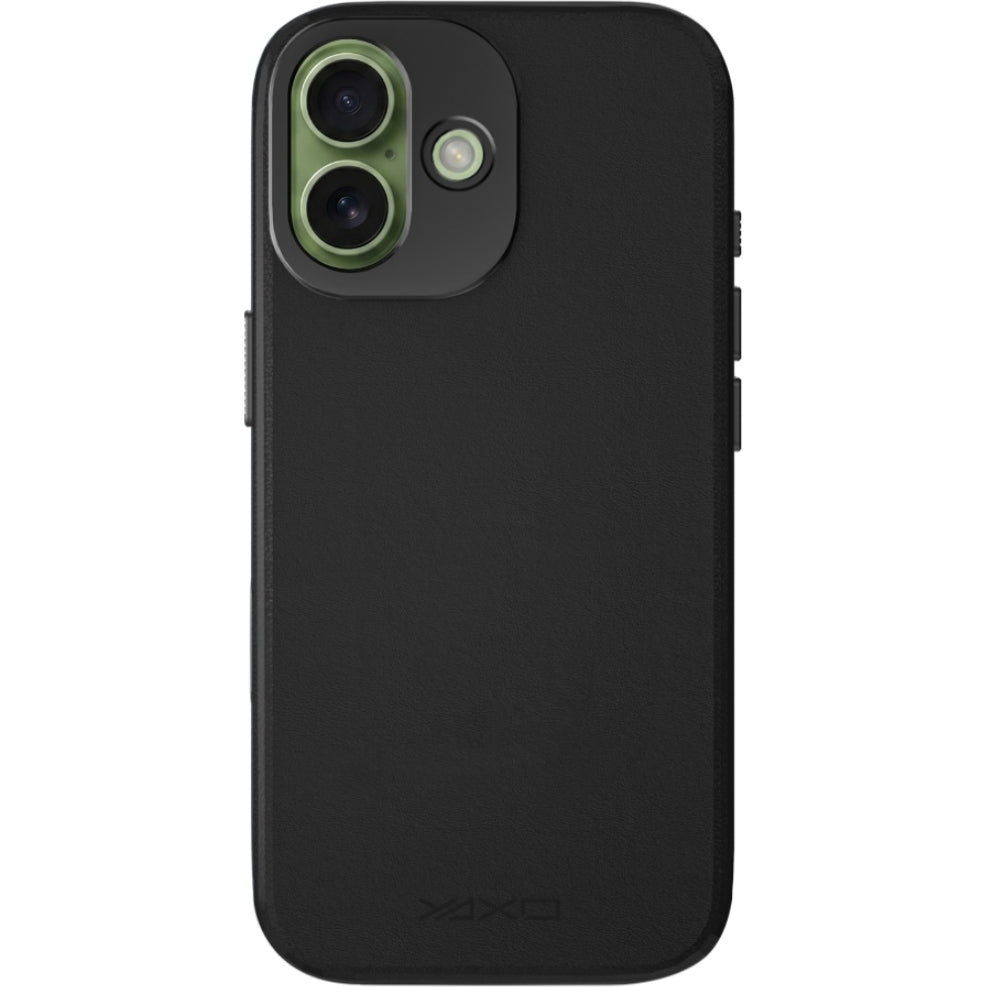 Handyhülle YAXO Leather Gear Slim Case MagSafe für iPhone 17, schwarz (3/14)