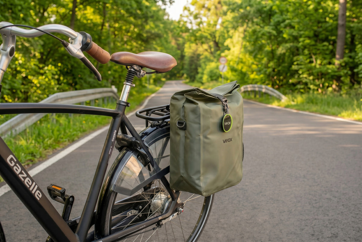 Fahrradtasche für den Gepäckträger, Vayox VA0444G 25L, Grün