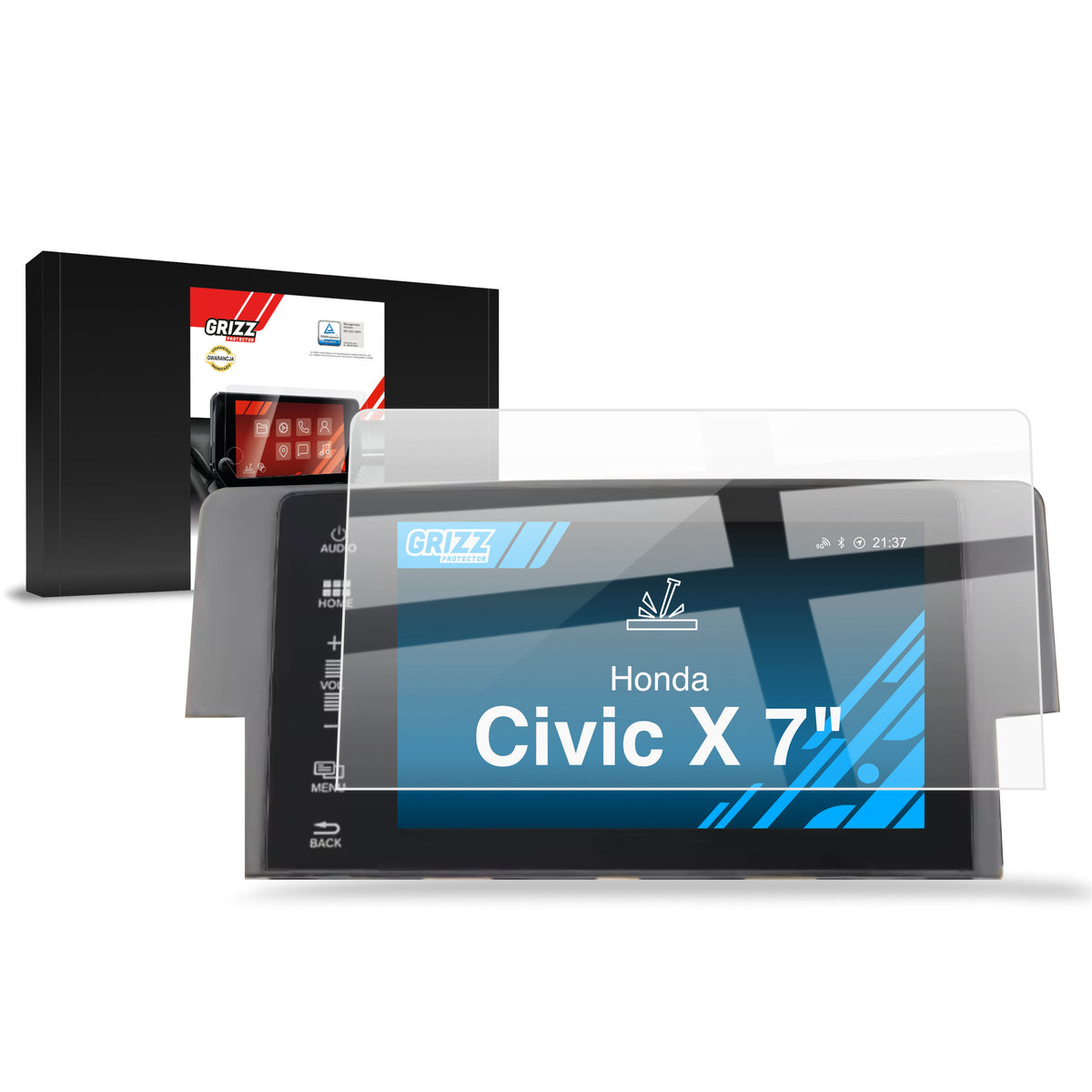 Keramische Autodisplayfolie für Honda Civic X (2016-2020), Grizz Protector