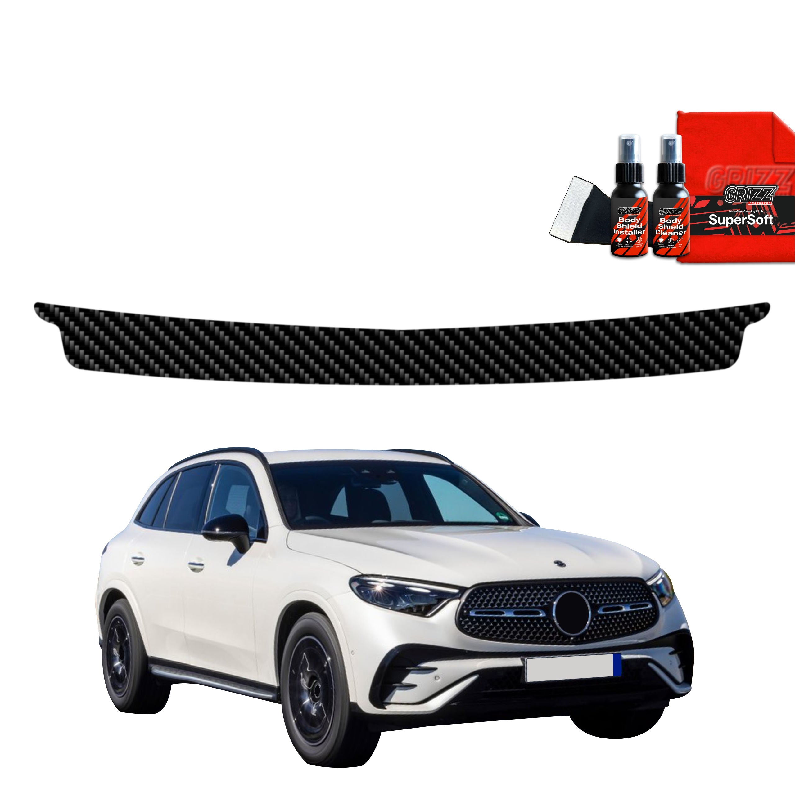 Kohlenstoff Schutzfolie Grizz Protector für Ladekante - Mercedes-Benz GLC C254 (2023-2026)