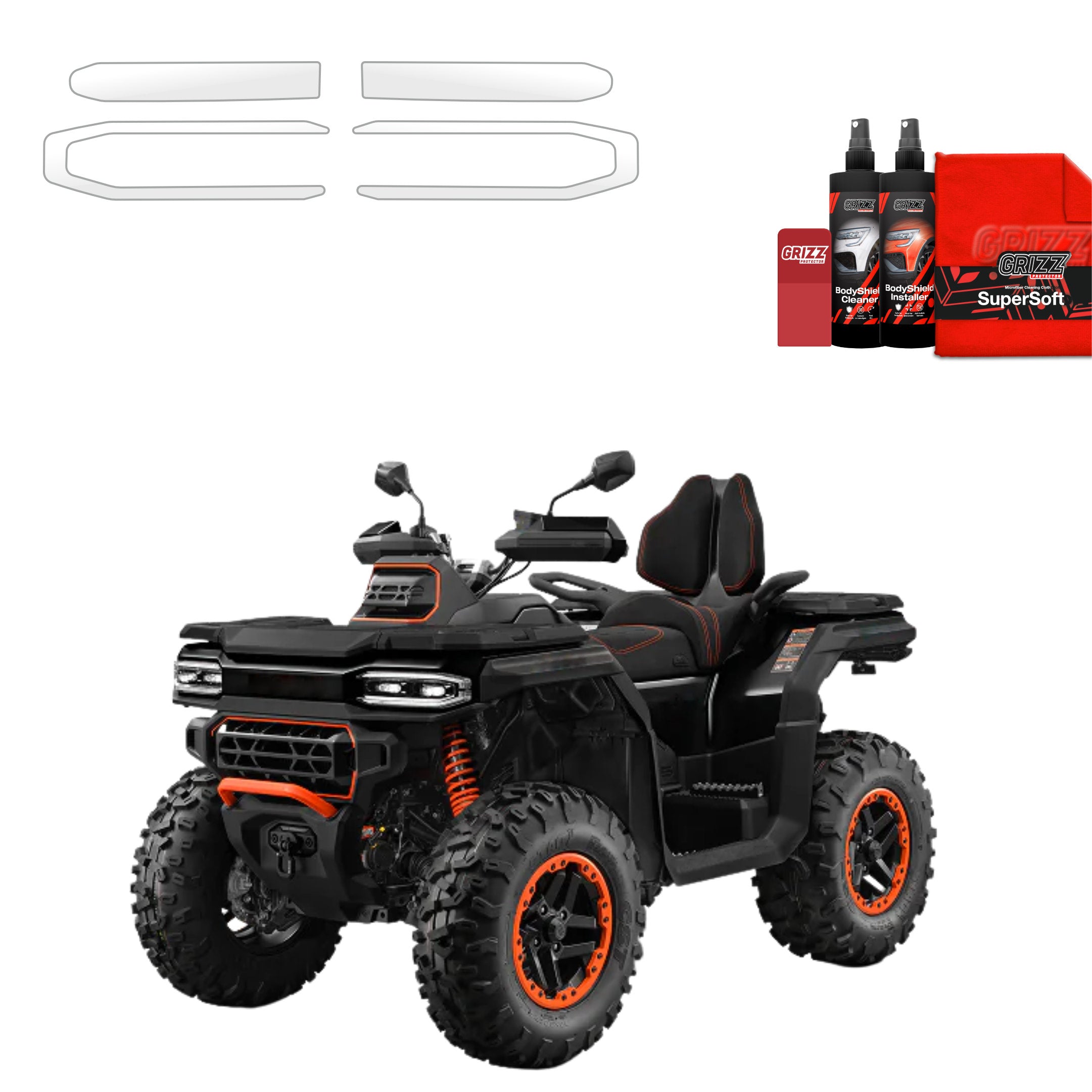 2in1 Schutzfolie Grizz Protector - GOES Terrox 1000 (2025-2026)