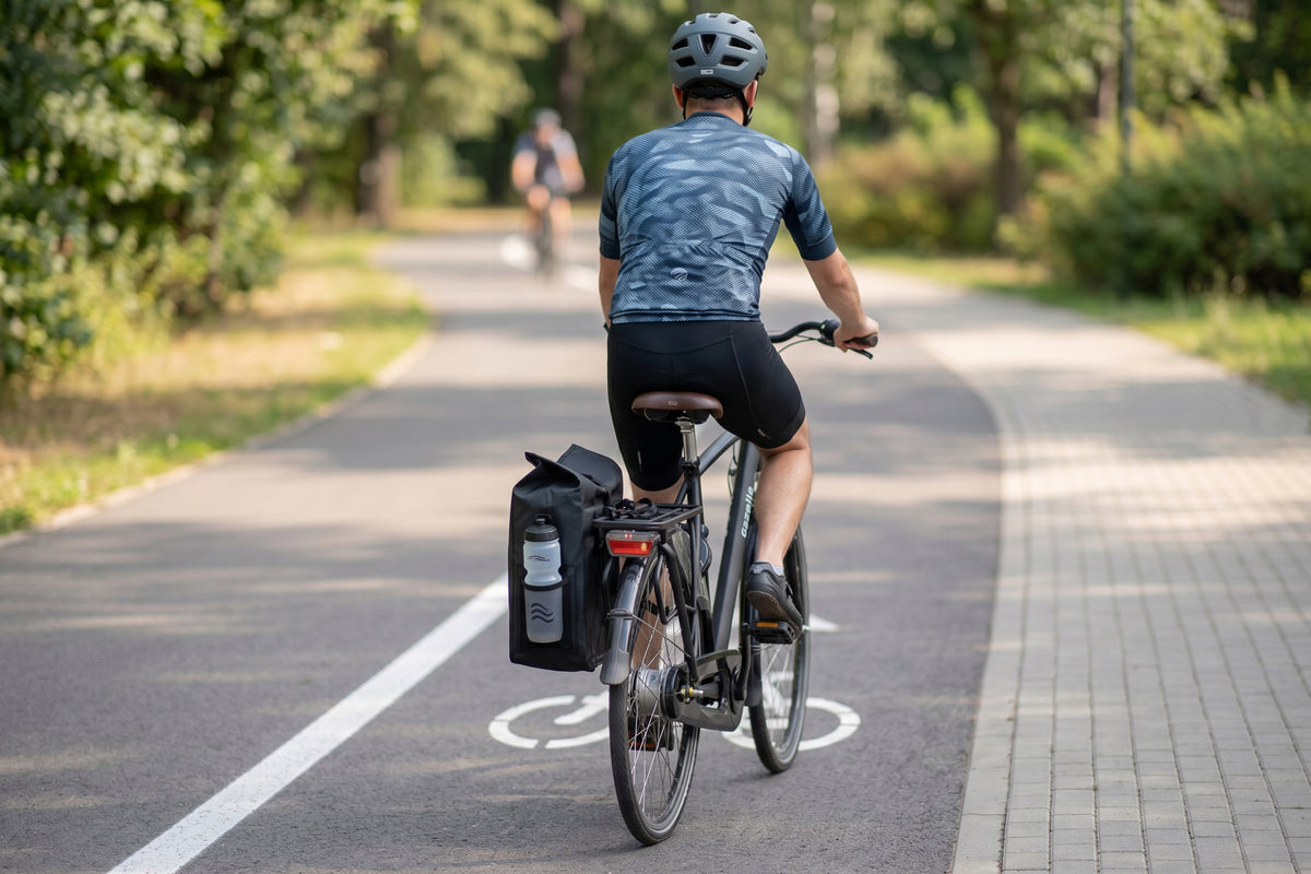 Fahrradtasche für den Gepäckträger, Vayox VA0444B 25L, Schwarz