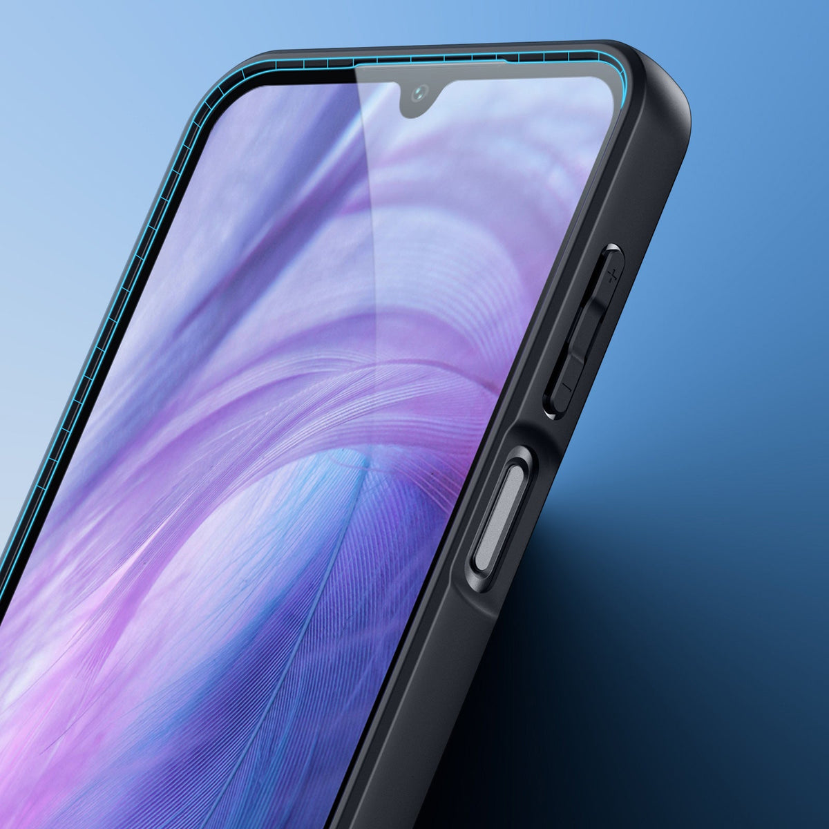 Handyhülle für Galaxy A16 5G / 4G, Dux Ducis Aimo, Transparent mit schwarzen Rahmen