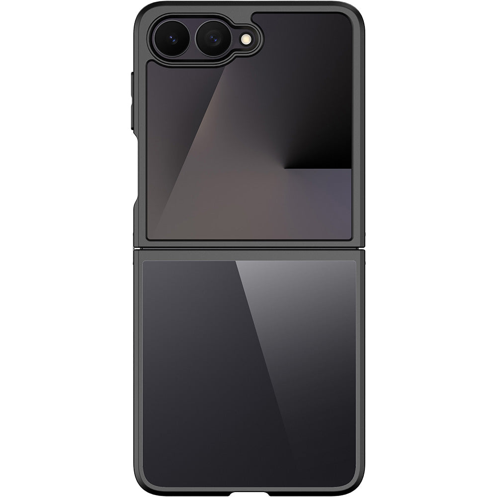 Handyhülle für Galaxy Z Flip8, Dux Ducis Aimo, Transparent mit Schwarzen Rahmen