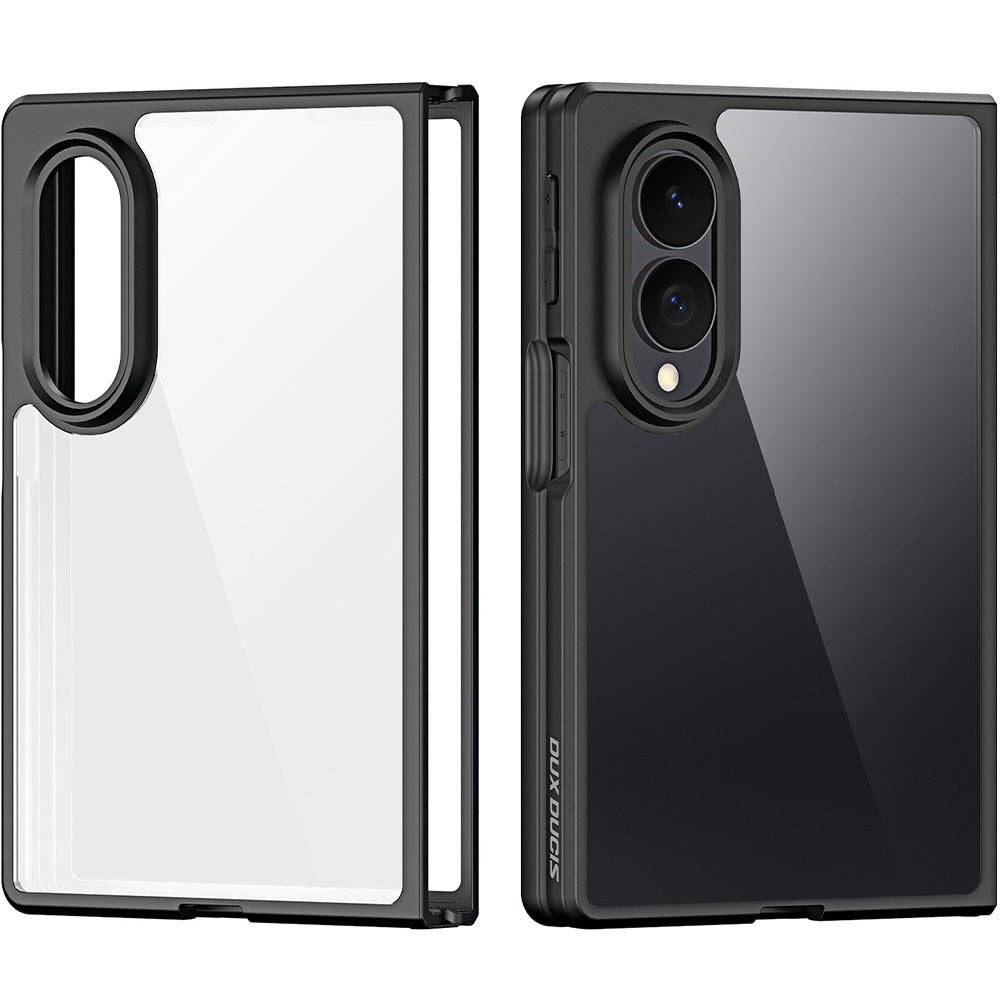 Handyhülle für Galaxy Z Fold8, Dux Ducis Aimo, Transparent mit Schwarzen Rahmen
