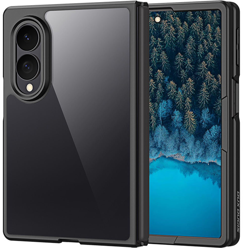Handyhülle für Galaxy Z Fold8, Dux Ducis Aimo, Transparent mit Schwarzen Rahmen