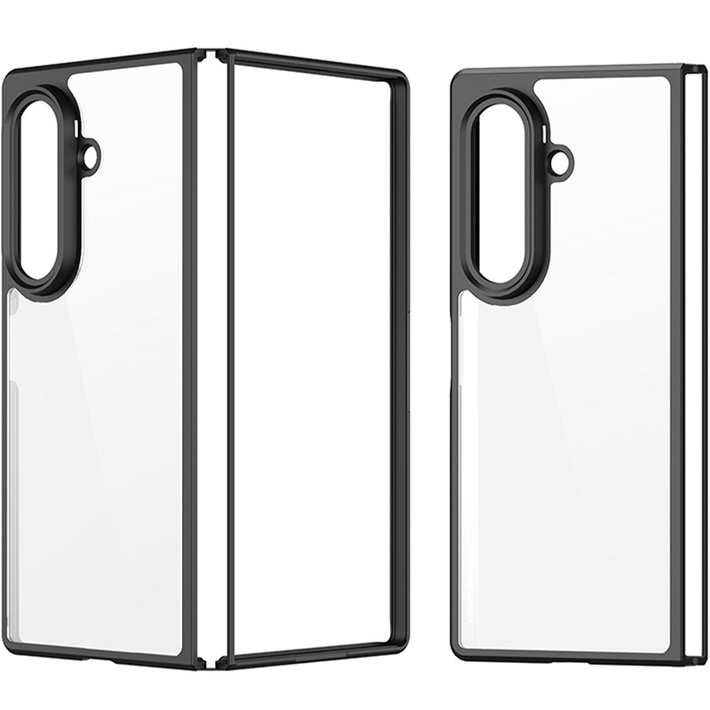 Handyhülle für Galaxy Z Fold8 Ultra, Dux Ducis Aimo, Transparent mit Schwarzen Rahmen