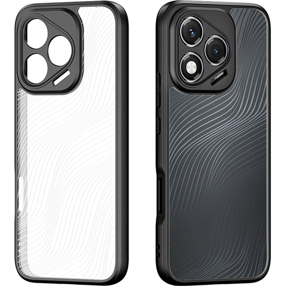 Handyhülle für Honor 400 Lite, Dux Ducis Aimo, Schwarz und Transparent