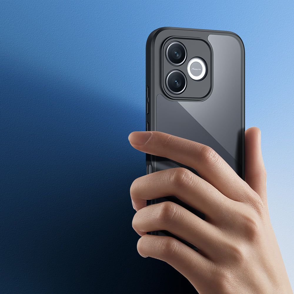 Handyhülle für Honor 600 Lite / X80i, Dux Ducis Aimo, Transparent mit Schwarzen Rahmen