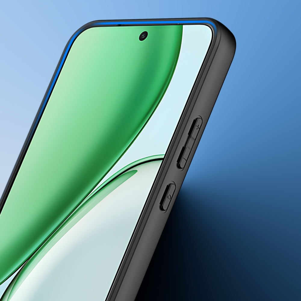 Handyhülle für Honor Magic8 Lite, Dux Ducis Aimo, Transparent mit schwarzen Rahmen