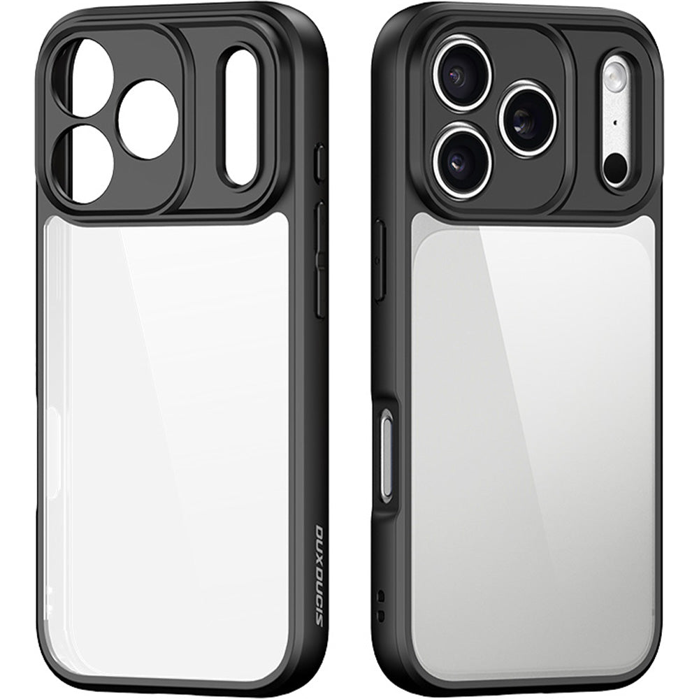 Handyhülle für iPhone 18 Pro / 17 Pro, Dux Ducis Aimo, Transparent-Schwarz (2/10)