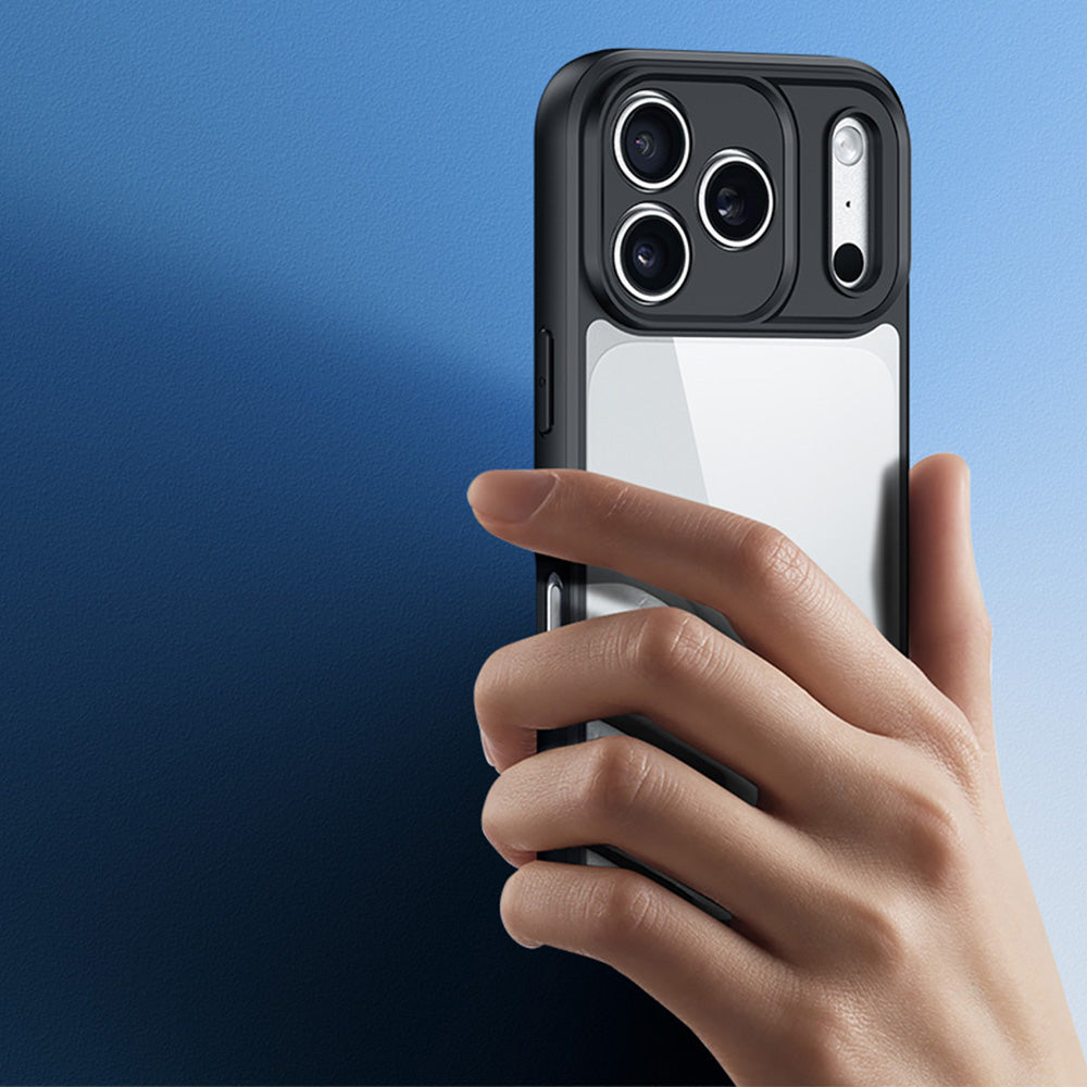 Handyhülle für iPhone 18 Pro Max / 17 Pro Max, Dux Ducis Aimo, Transparent-Schwarz (6/10)