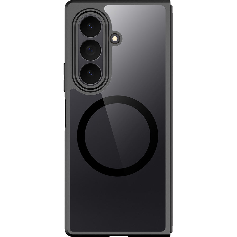 Handyhülle für Galaxy Z Fold8 Ultra, Dux Ducis Aimo Mag, Transparent mit Schwarzen Rahmen