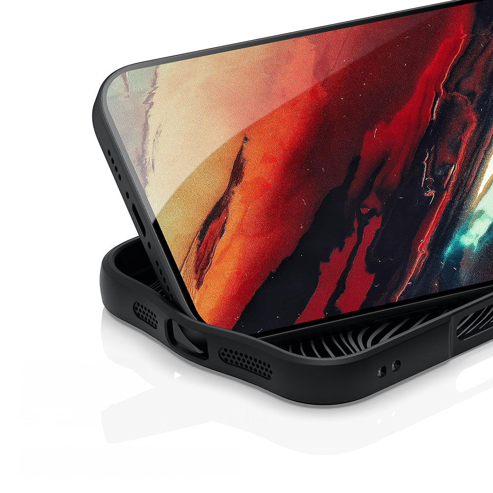 Schutzhülle für iPhone 16 Pro, Dux Ducis Aimo Mag, Schwarz und Transparent