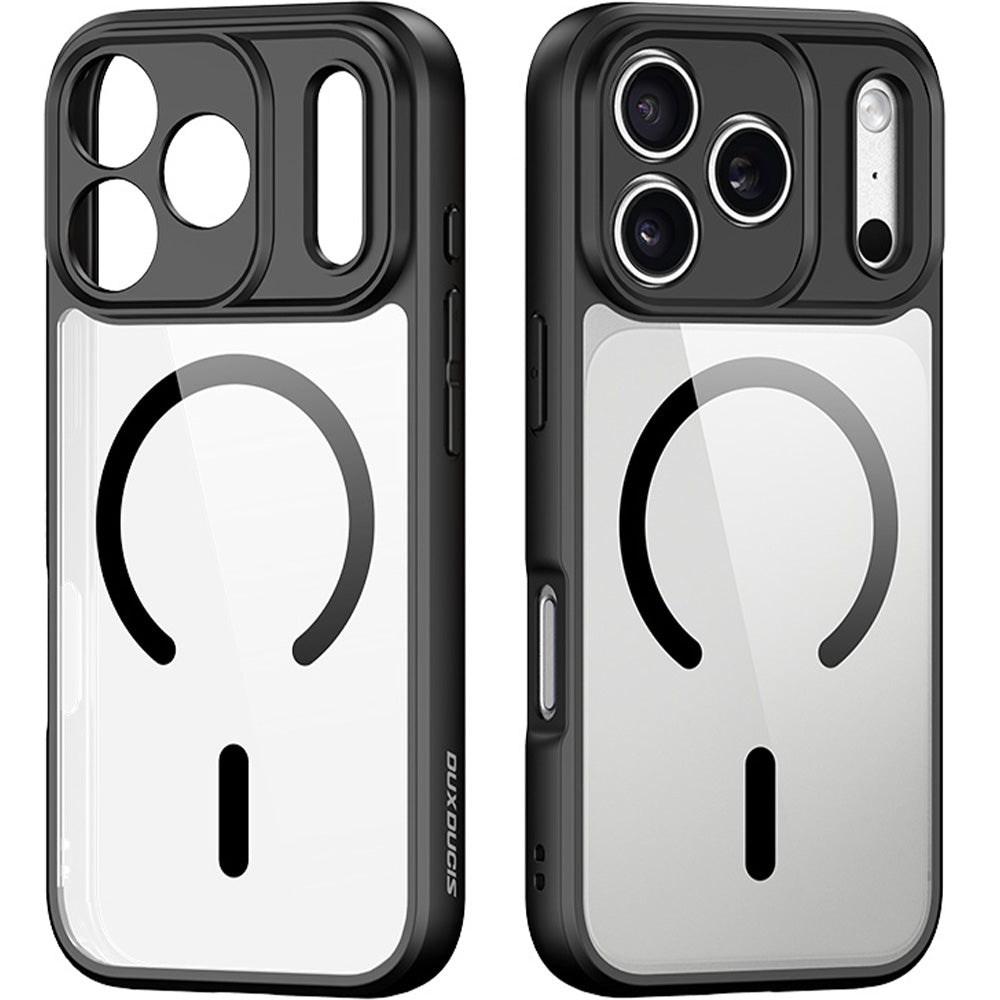 Handyhülle für iPhone 18 Pro / 17 Pro, Dux Ducis Aimo Mag, Transparent-Schwarz (2/11)