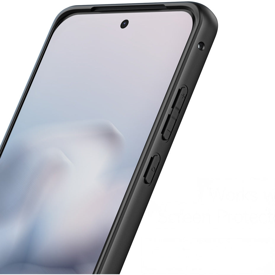 Handyhülle für Motorola Edge 70 Fusion, Dux Ducis Aimo, Transparent mit schwarzen Rahmen