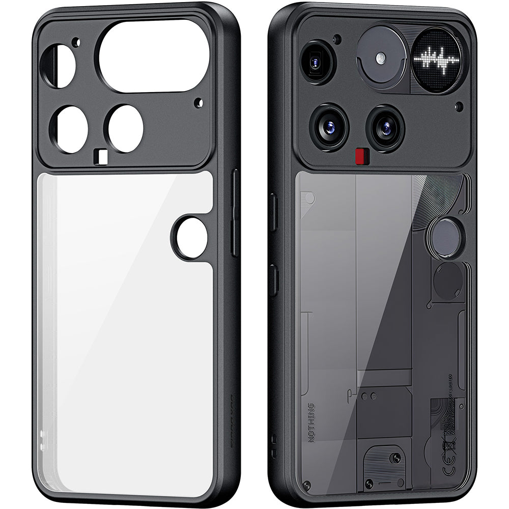 Handyhülle für Nothing Phone 3, Dux Ducis Aimo, Schwarz-Transparent