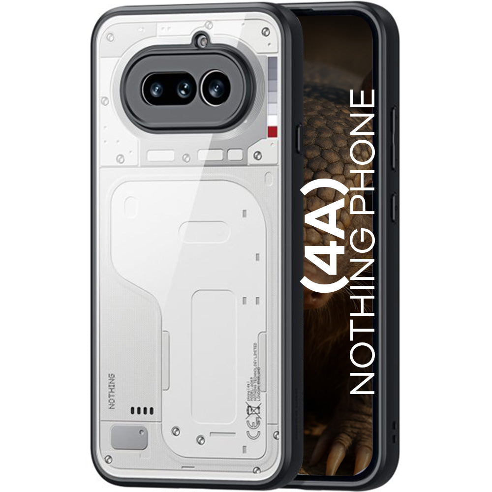 Handyhülle für Nothing Phone (4a), Dux Ducis Aimo, Transparent mit Schwarzen Rahmen