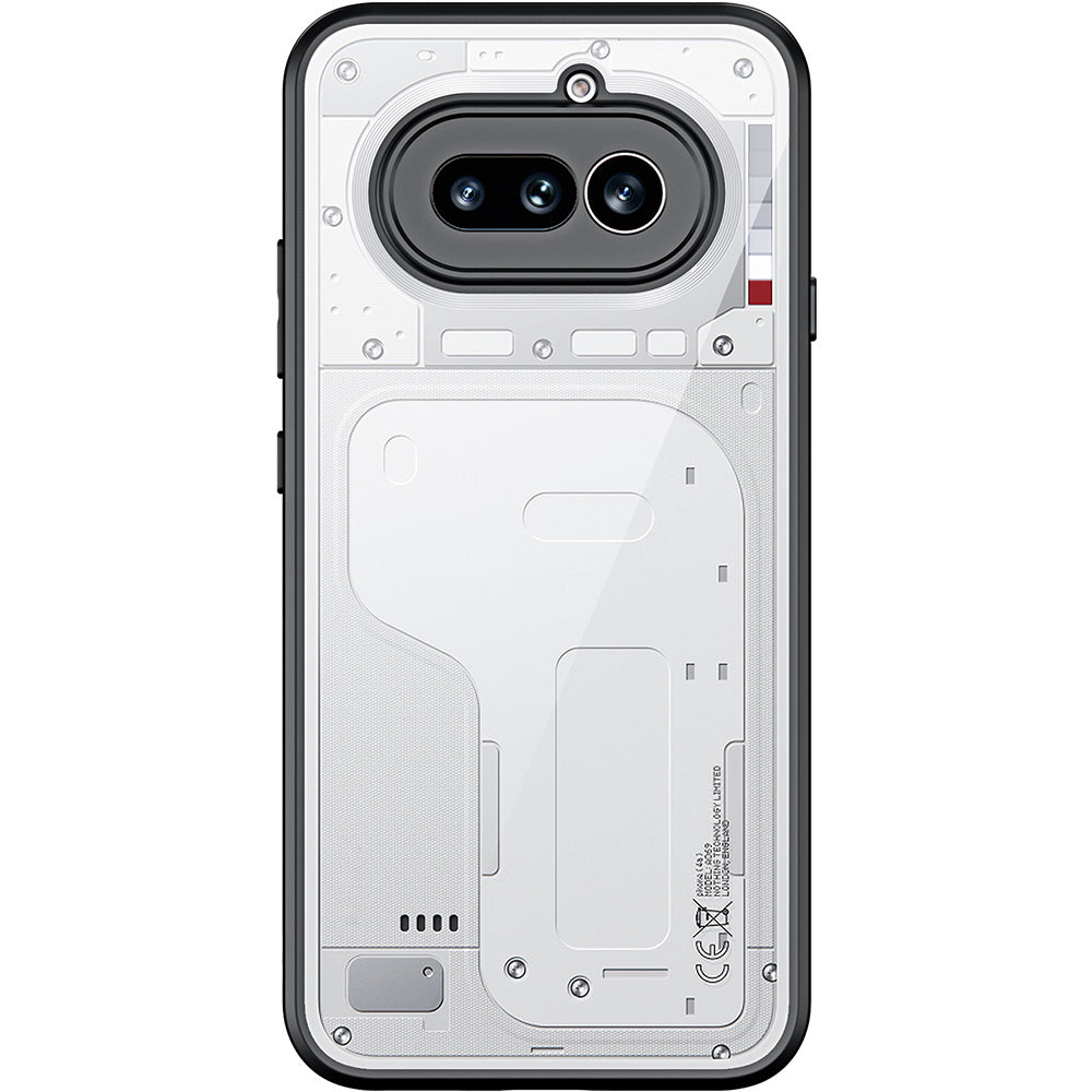 Handyhülle für Nothing Phone (4a), Dux Ducis Aimo, Transparent mit Schwarzen Rahmen
