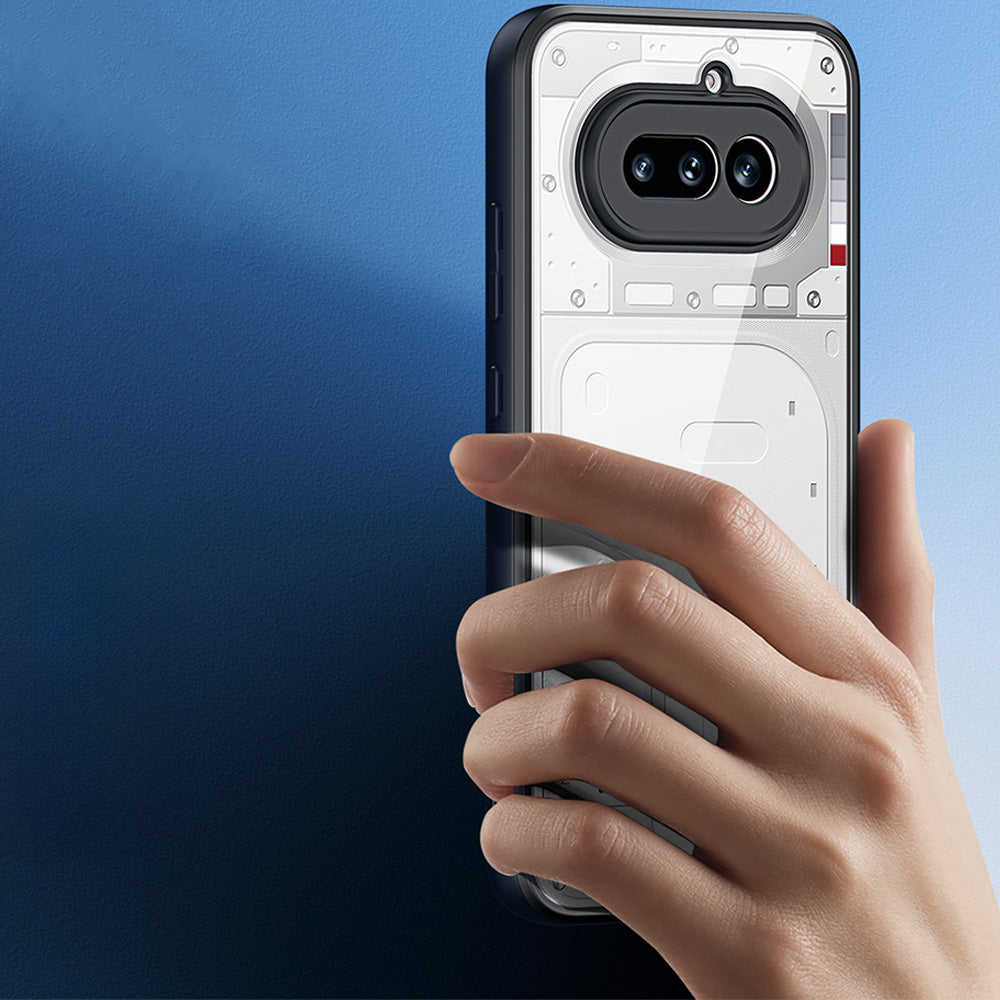 Handyhülle für Nothing Phone (4a), Dux Ducis Aimo, Transparent mit Schwarzen Rahmen