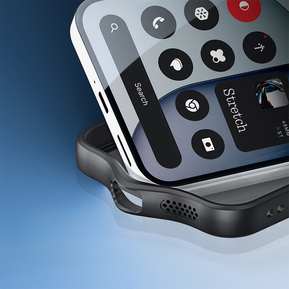 Handyhülle für Nothing Phone (4a), Dux Ducis Aimo, Transparent mit Schwarzen Rahmen