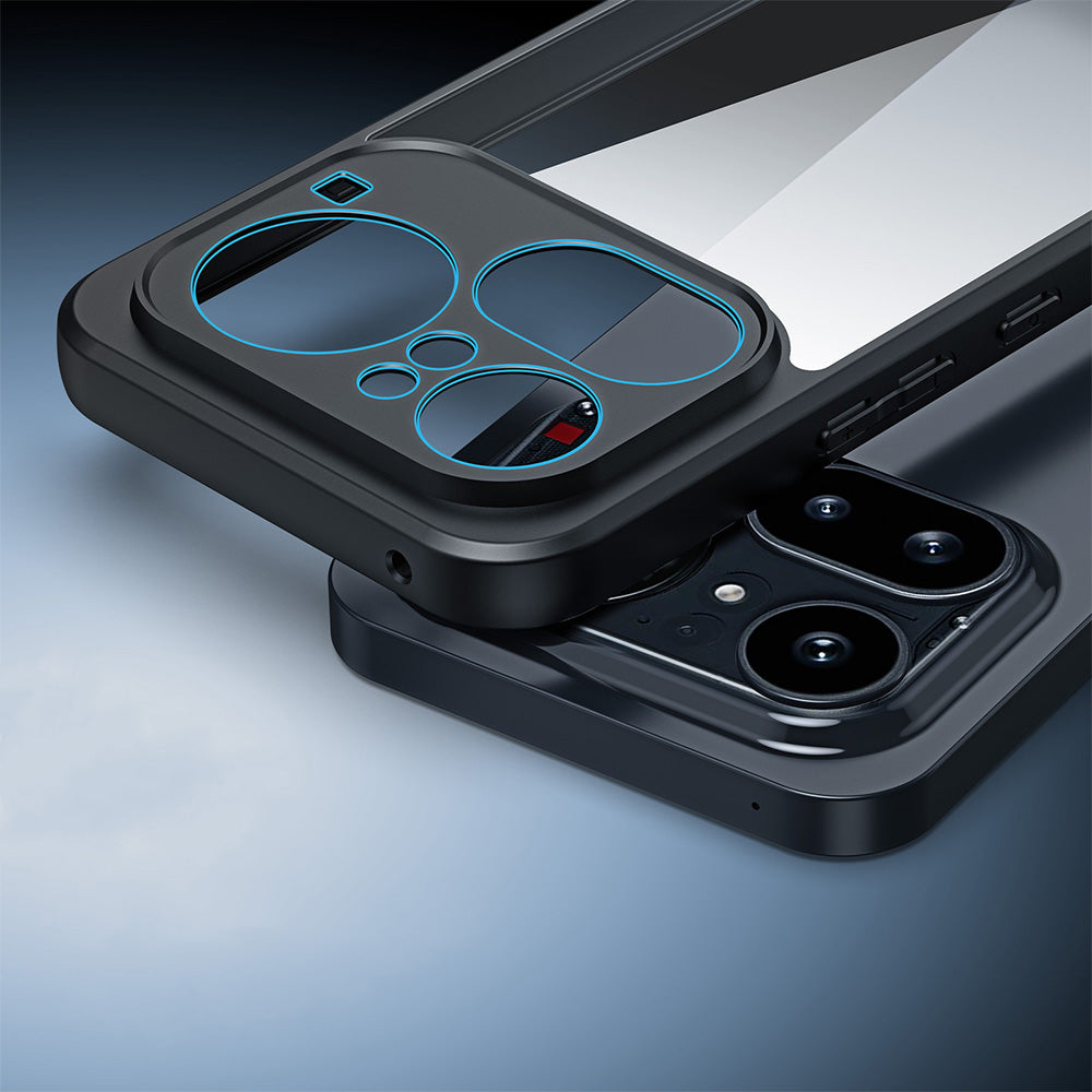 Handyhülle für Nothing Phone (4a) Pro, Dux Ducis Aimo, Transparent mit Schwarzen Rahmen