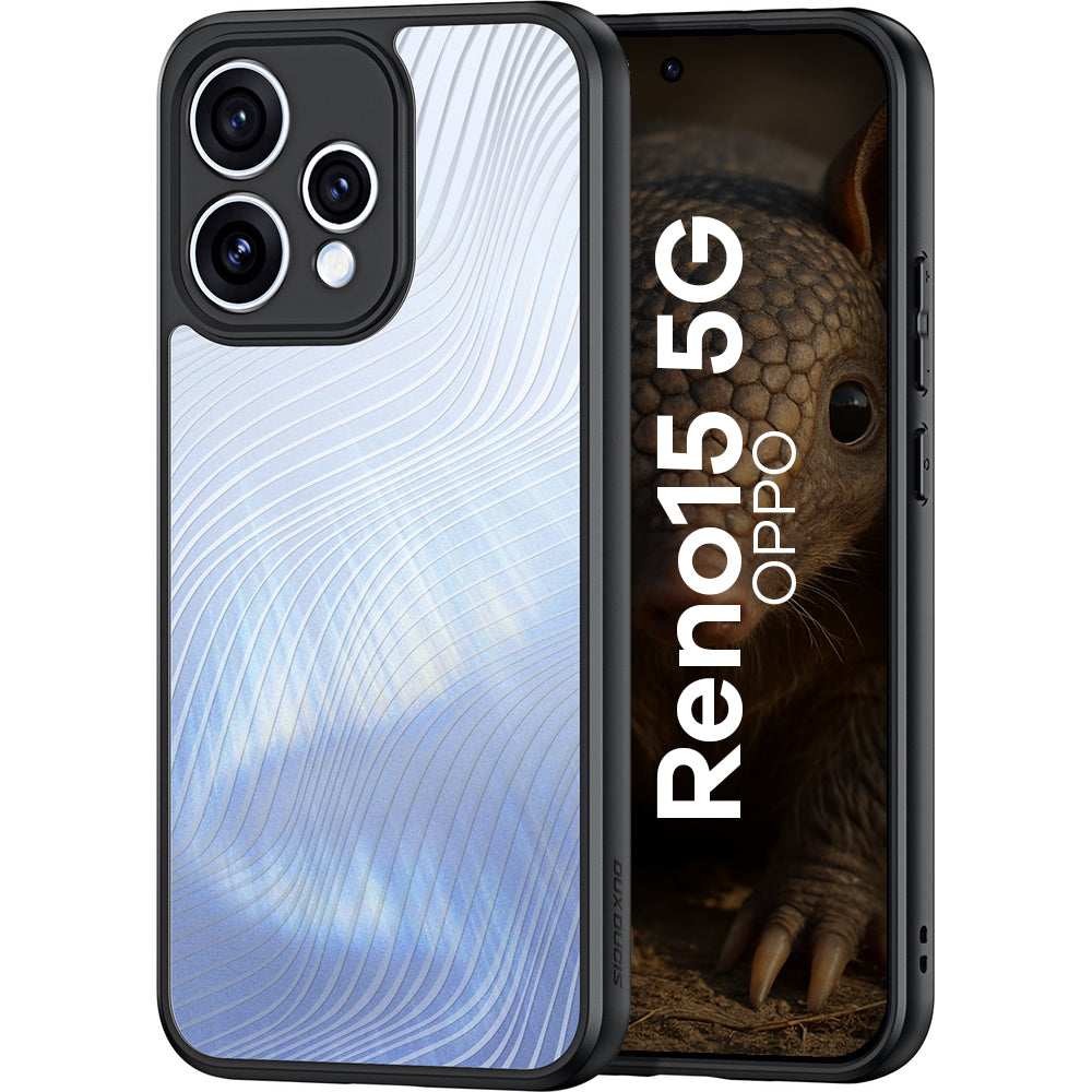 Handyhülle für Oppo Reno 15, Dux Ducis Aimo, Transparent mit Schwarzen Rahmen