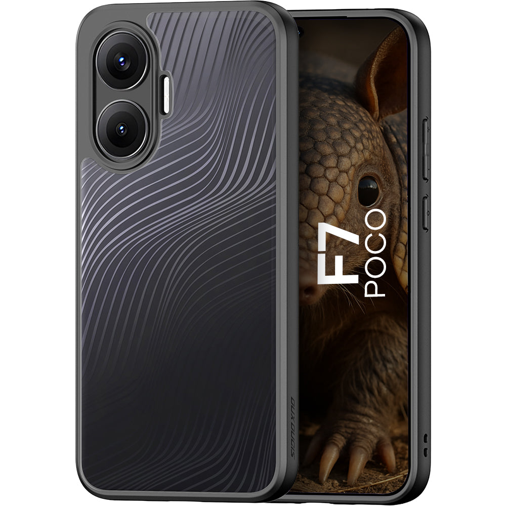 Handyhülle für Xiaomi POCO F7, Dux Ducis Aimo, Schwarz-Transparent