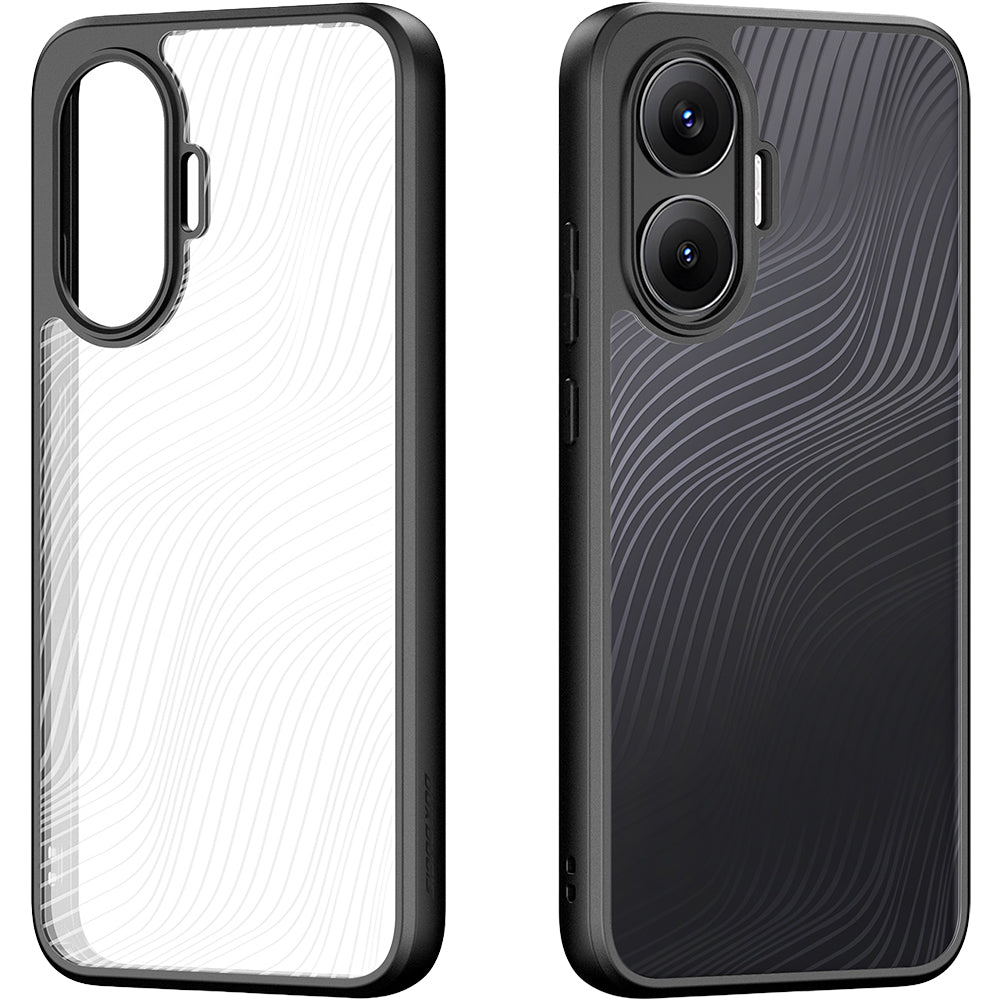 Handyhülle für Xiaomi POCO F7, Dux Ducis Aimo, Schwarz-Transparent