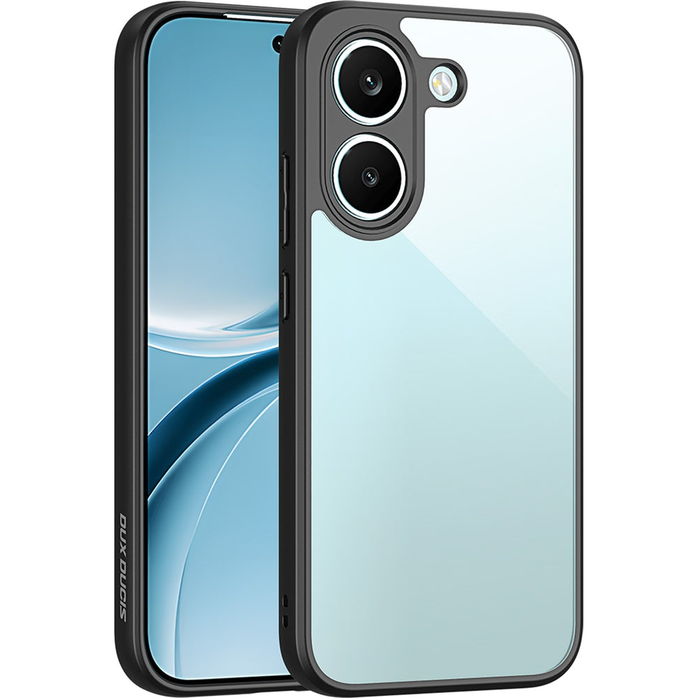 Handyhülle für Xiaomi POCO X8 Pro, Dux Ducis Aimo, Transparent mit schwarzen Rahmen