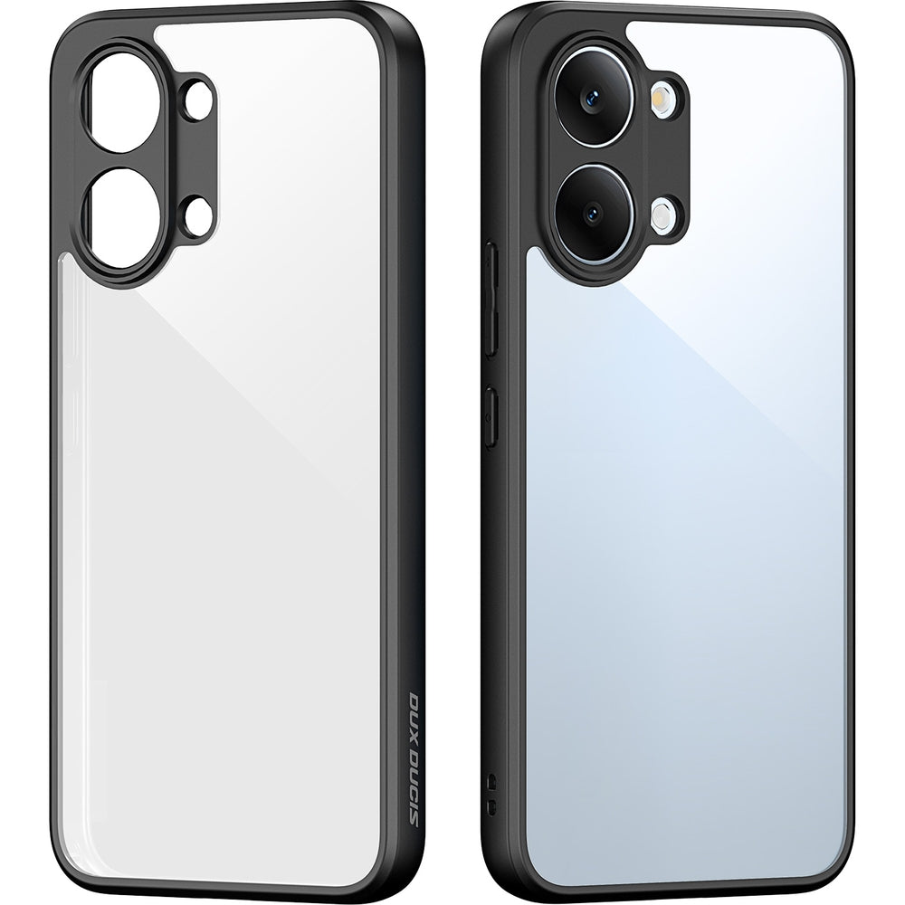 Handyhülle für Xiaomi POCO X8 Pro Max, Dux Ducis Aimo, Transparent mit schwarzen Rahmen