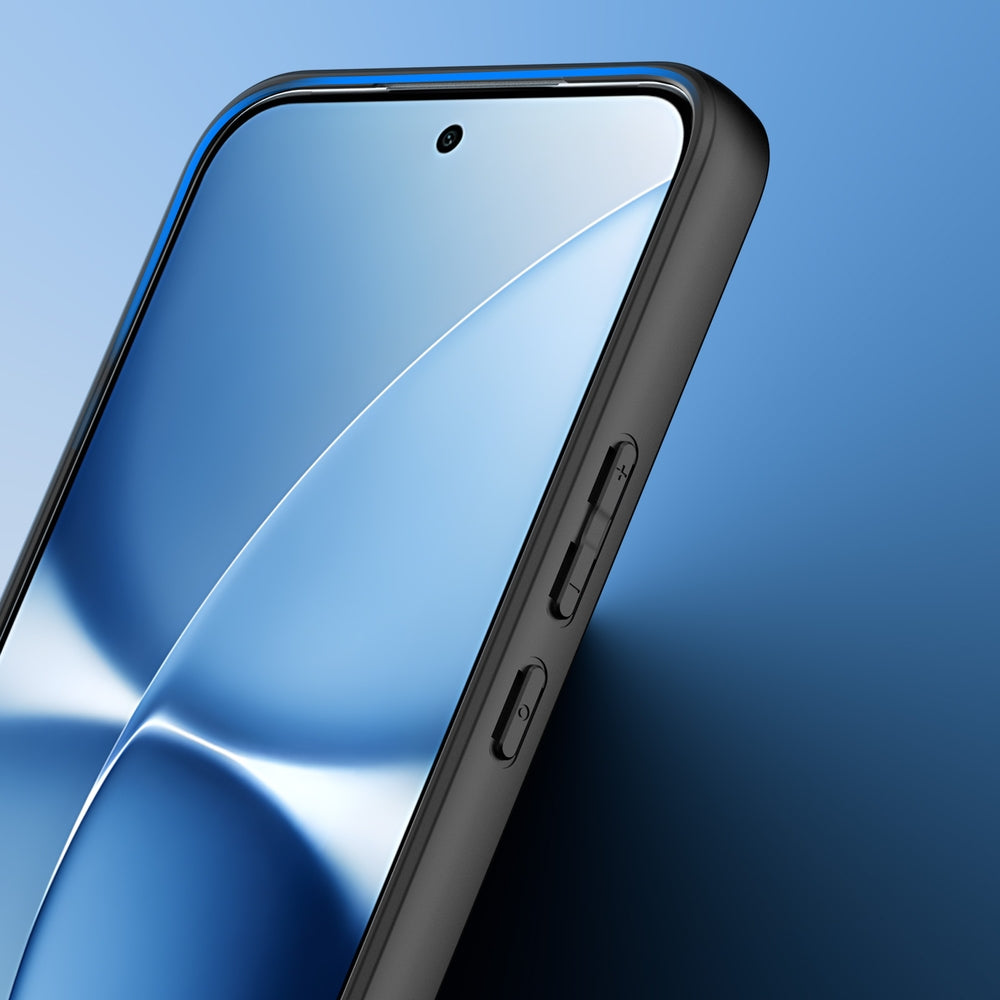 Handyhülle für Xiaomi POCO X8 Pro Max, Dux Ducis Aimo, Transparent mit schwarzen Rahmen
