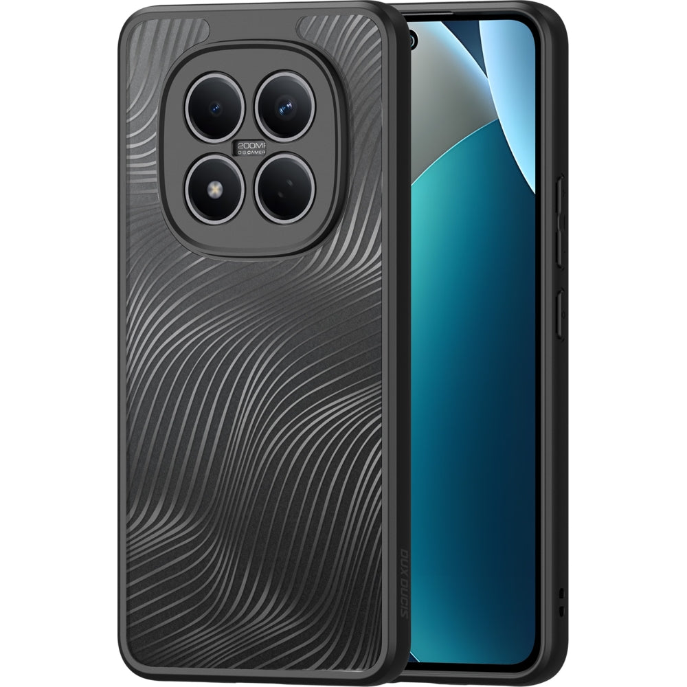Handyhülle für Redmi Note 15 Pro 4G, Dux Ducis Aimo, Transparent mit Schwarzen Rahmen
