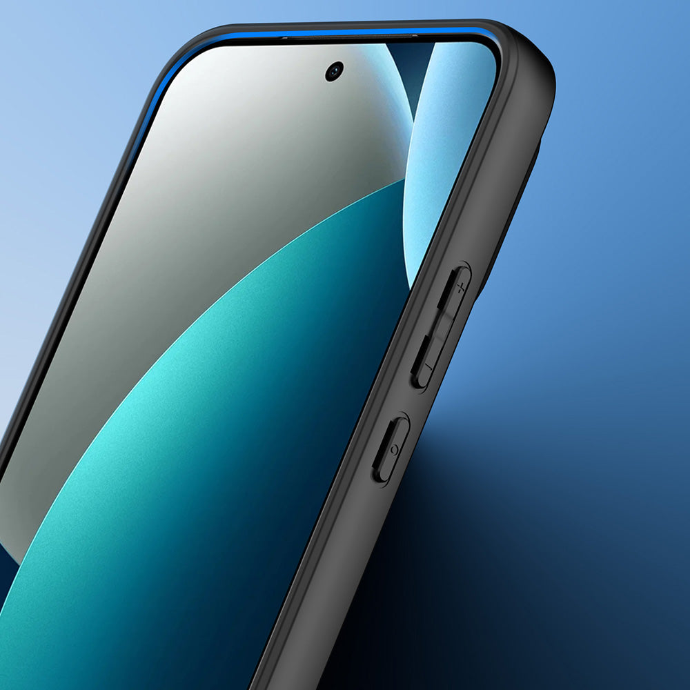Handyhülle für Xiaomi Redmi Note 17 Pro 5G, Dux Ducis Aimo, Transparent mit schwarzen Rahmen